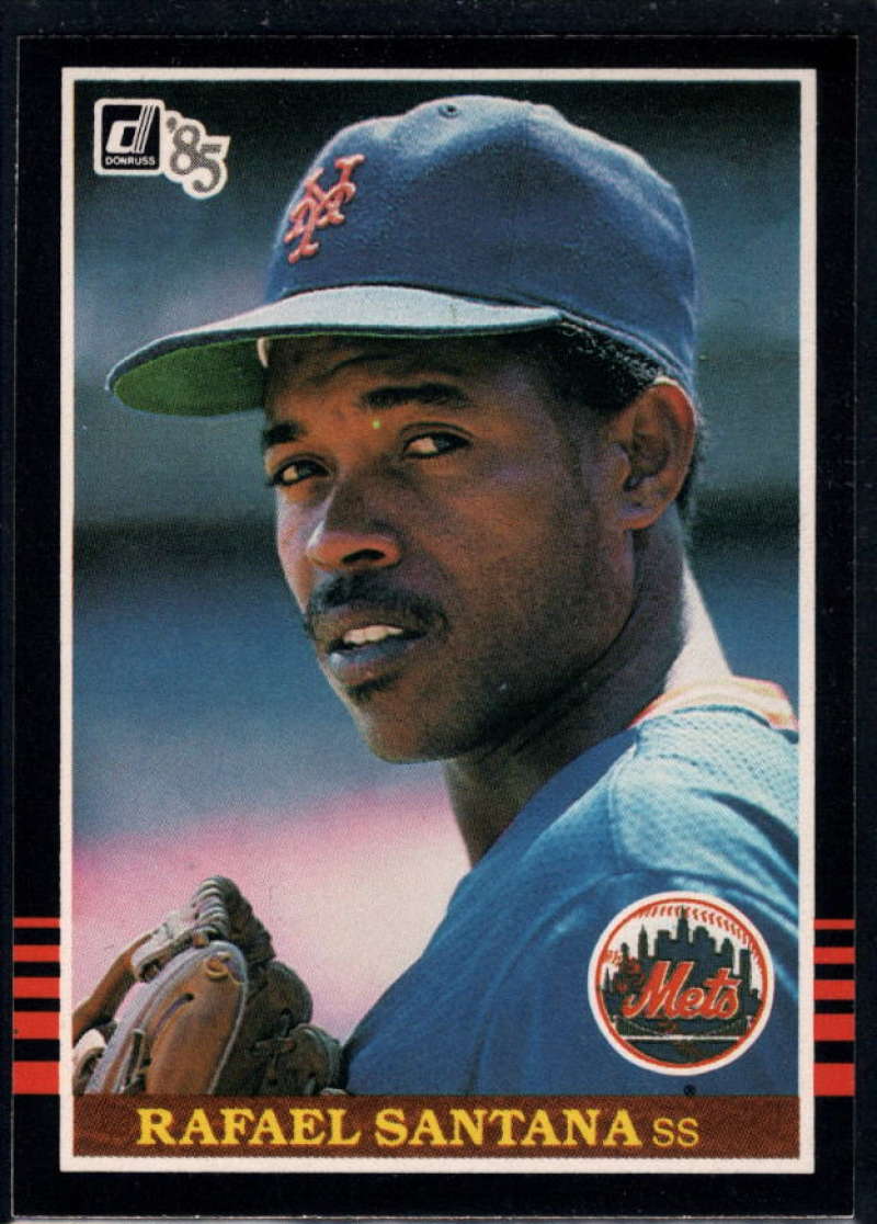 1985 Donruss #610 Rafael Santana NM-MT New York Mets Baseball 