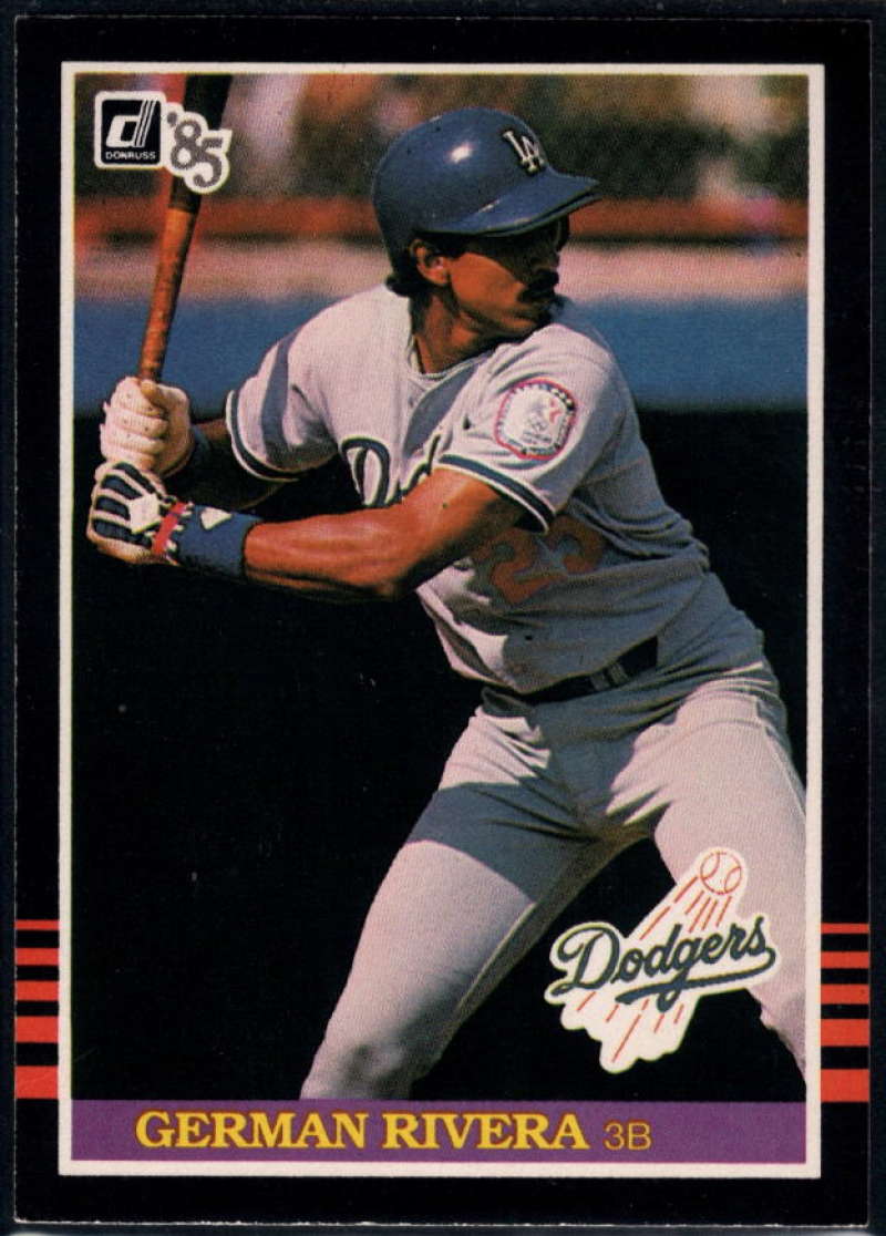 1985 Donruss #638 German Rivera NM-MT Los Angeles Dodgers Baseball 