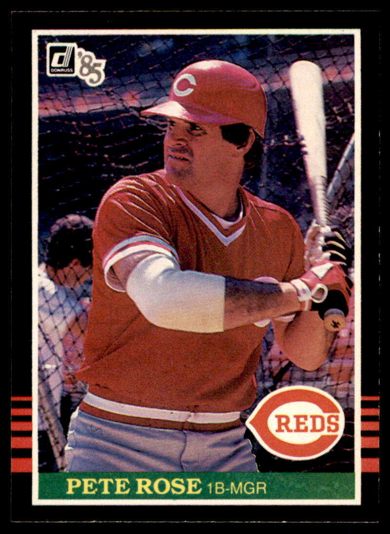 1985 Donruss #641 Pete Rose NM-MT Cincinnati Reds Baseball 