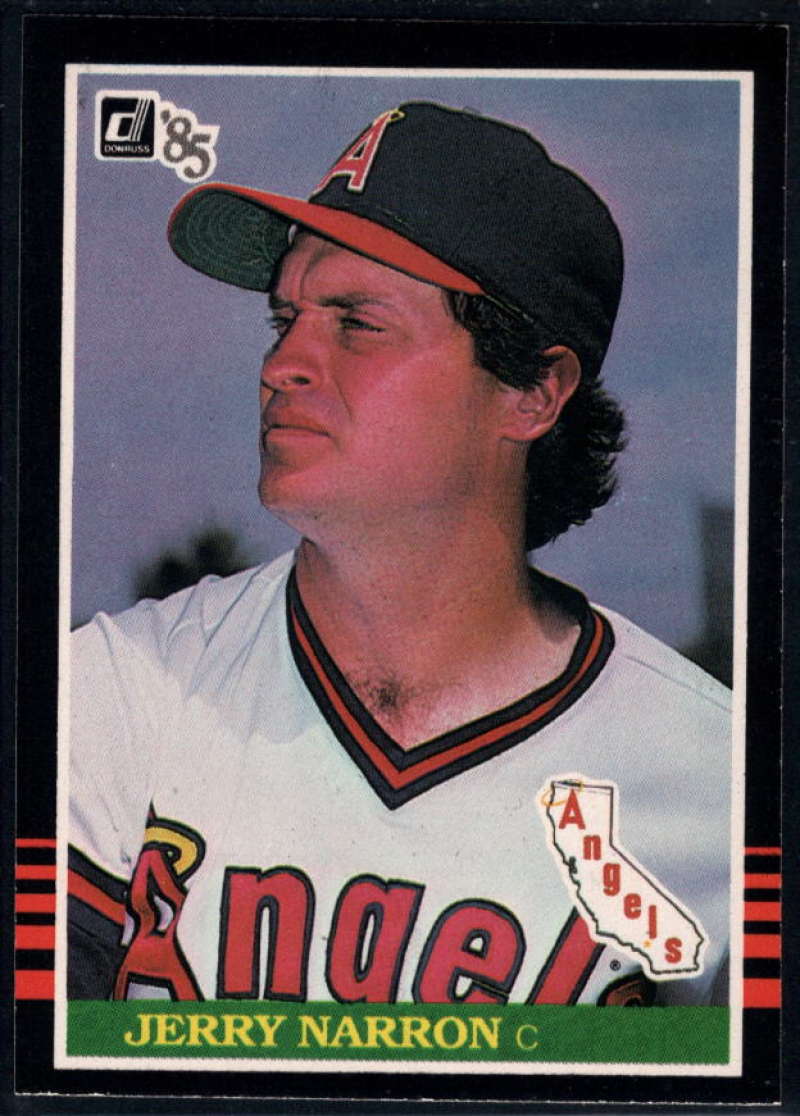 1985 Donruss #643 Jerry Narron NM-MT California Angels Baseball 