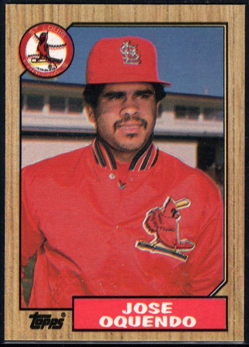 1987 Topps #133 Jose Oquendo Cardinals 