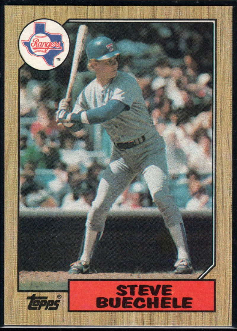 1987 Topps #176 Steve Buechele NM-MT Texas Rangers 