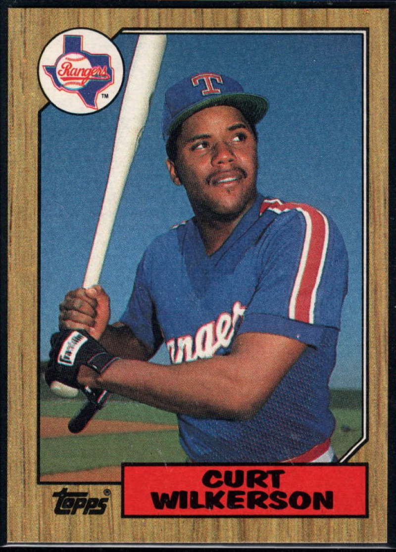 1987 Topps #228 Curtis Wilkerson Rangers 