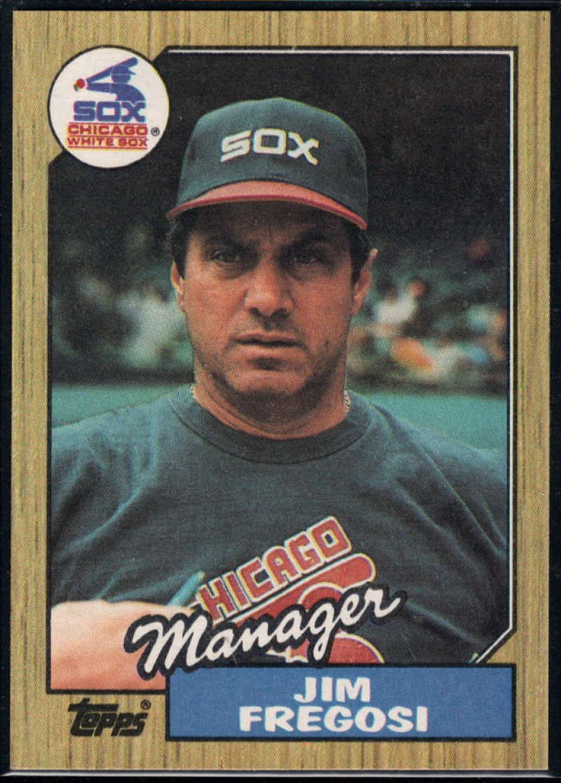 1987 Topps #318 Jim Fregosi White Sox MG 