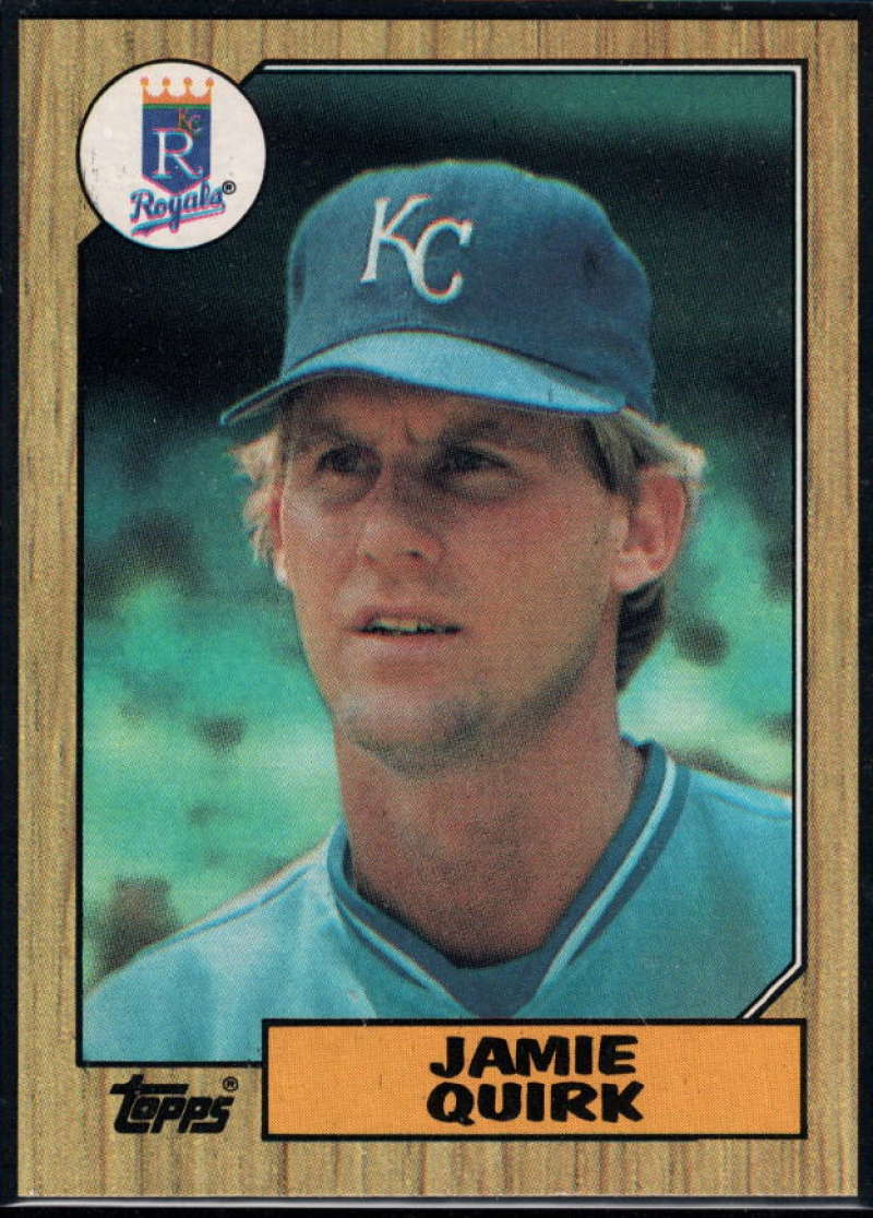 1987 Topps #354 Jamie Quirk Royals 