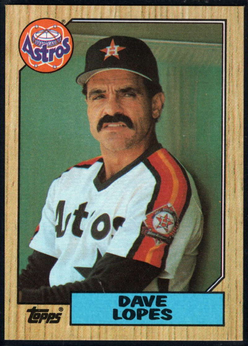 1987 Topps #445 Davey Lopes Astros 