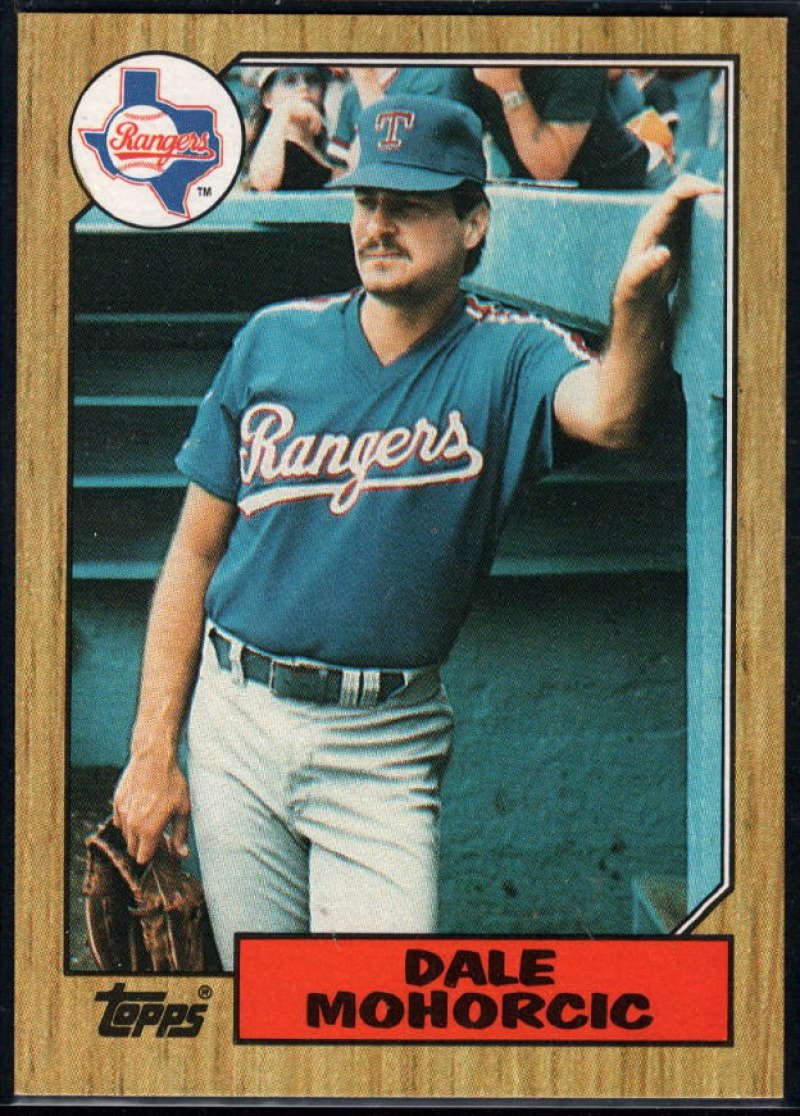 1987 Topps #497 Dale Mohorcic NM-MT RC Rookie Texas Rangers 
