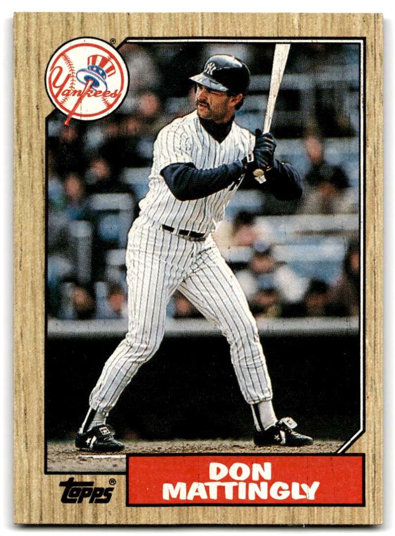 Don Mattingly 1987 Topps Baseball Card 500