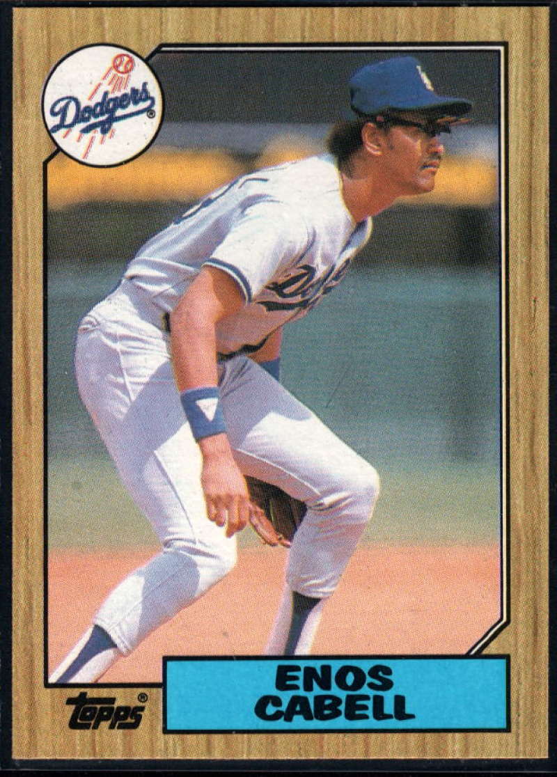 1987 Topps #509 Enos Cabell NM-MT Los Angeles Dodgers 