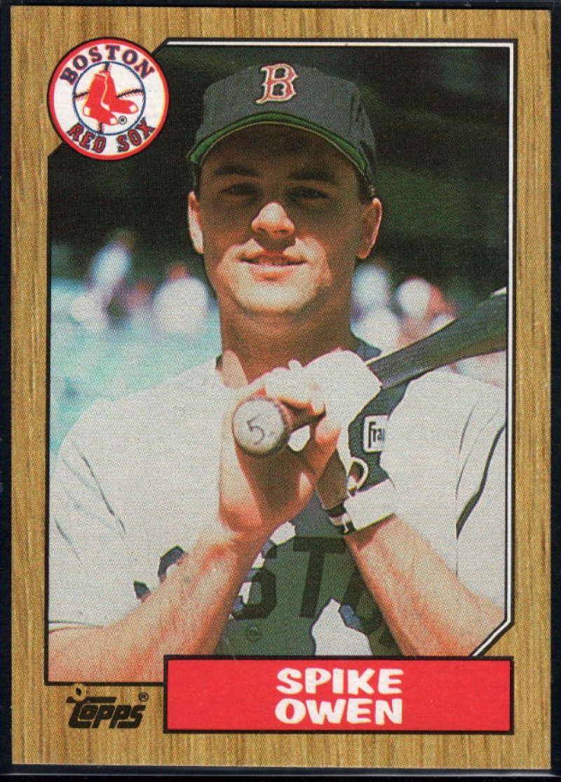 1987 Topps #591 Spike Owen Red Sox 