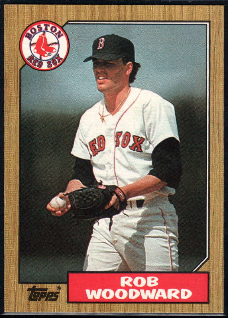 1987 Topps #632 Rob Woodward Red Sox 