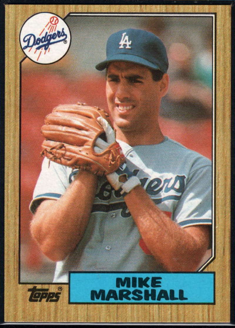 1987 Topps #664 Mike Marshall NM-MT Los Angeles Dodgers 