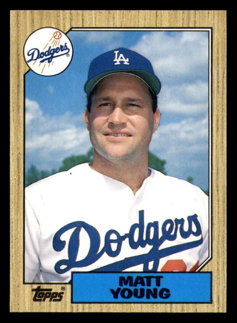 1987 Topps Traded #131T Matt Young NM-MT Los Angeles Dodgers Baseball 
