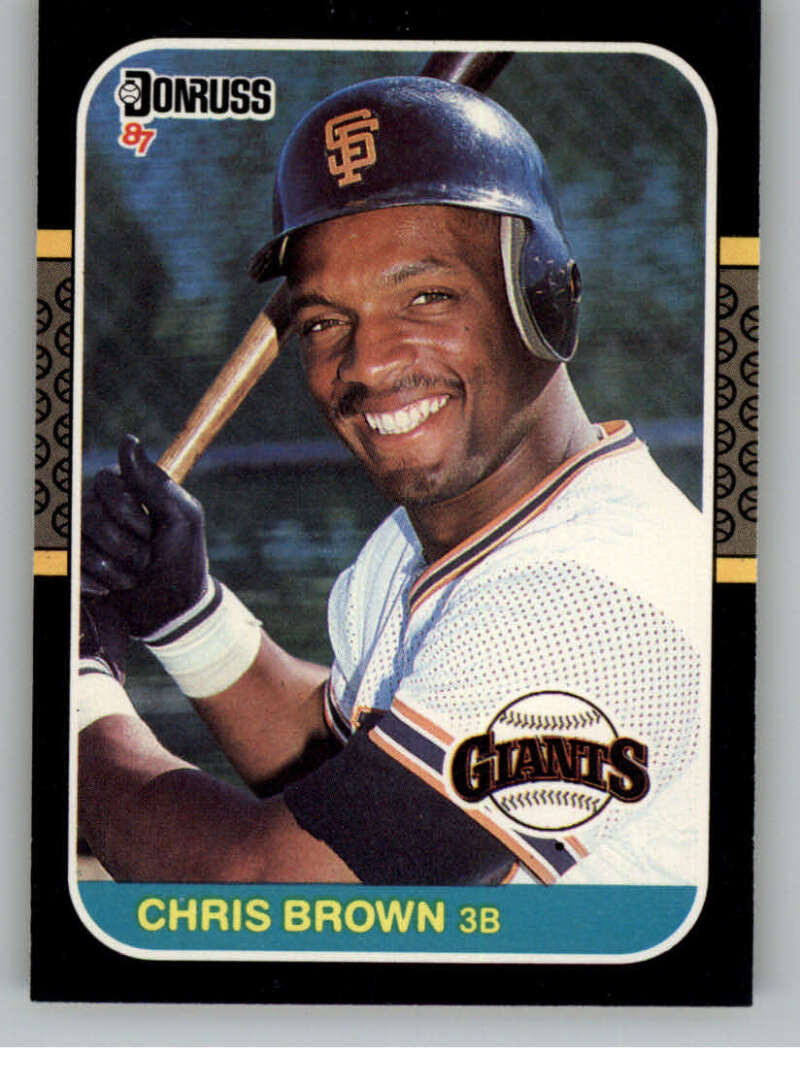1987 Donruss #80 Chris Brown NM-MT San Francisco Giants 
