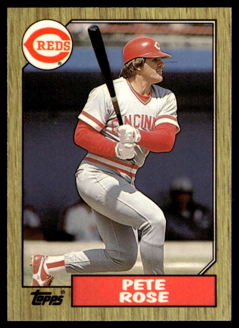1987 Topps Tiffany Topps Tiffany #200 Pete Rose NM Reds 