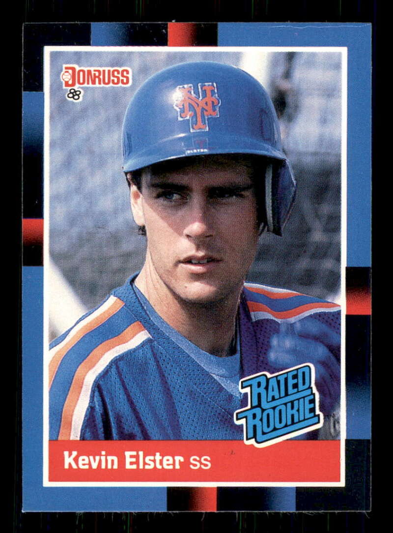 1988 Donruss Kevin Elster #37 NM Mets