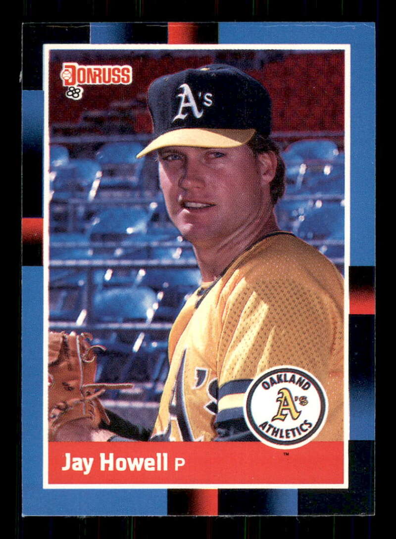 1988 Donruss Jay Howell #55 NM Athletics