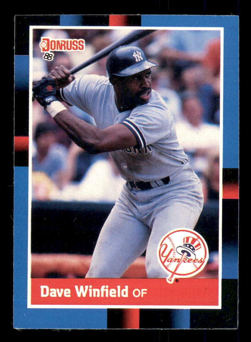 1988 Donruss #298 Dave Winfield 3000 