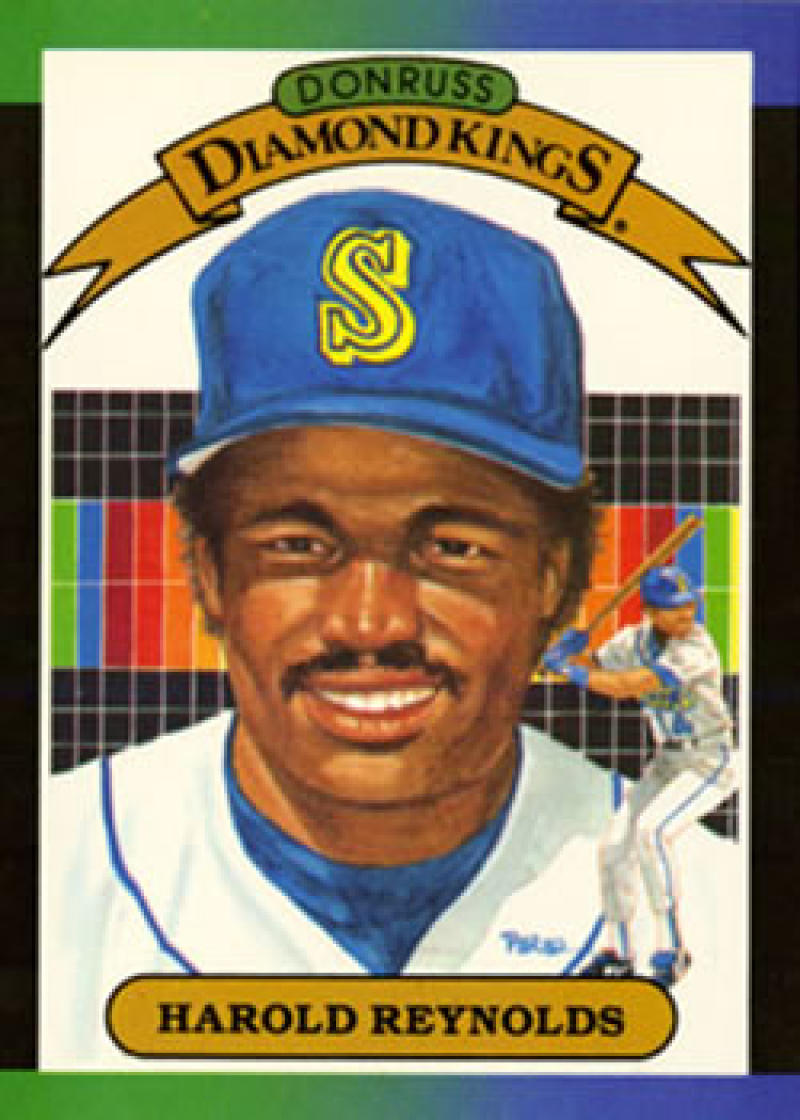 1989 Donruss (Inc./*Denotes) Baseball #21 Harold Reynolds Seattle Mariners ...
