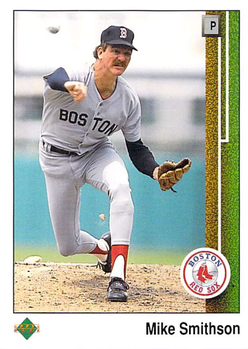 1989 Upper Deck #38 Mike Smithson NM-MT Boston Red Sox Boston Red Sox Baseball 