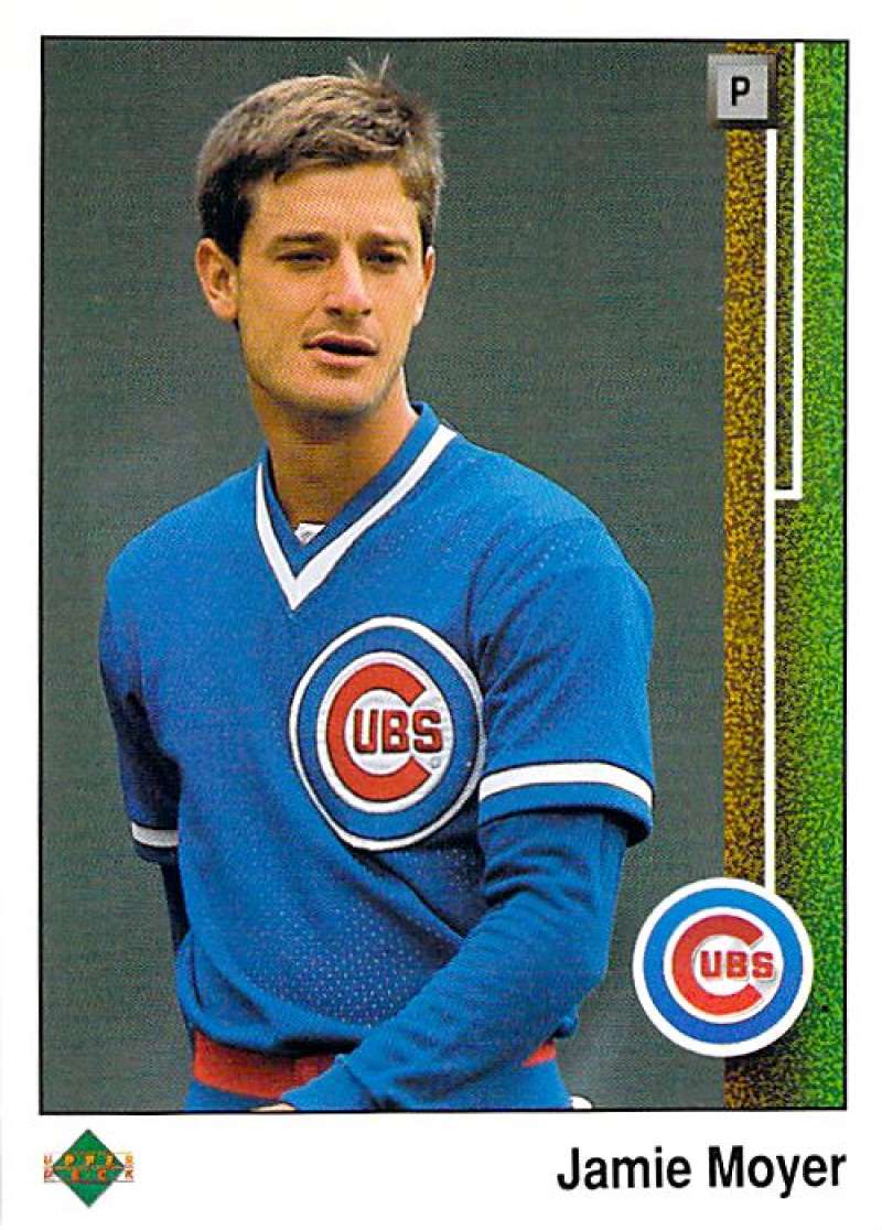 1989 Upper Deck #63 Jamie Moyer NM-MT Chicago Cubs Chicago Cubs Baseball 