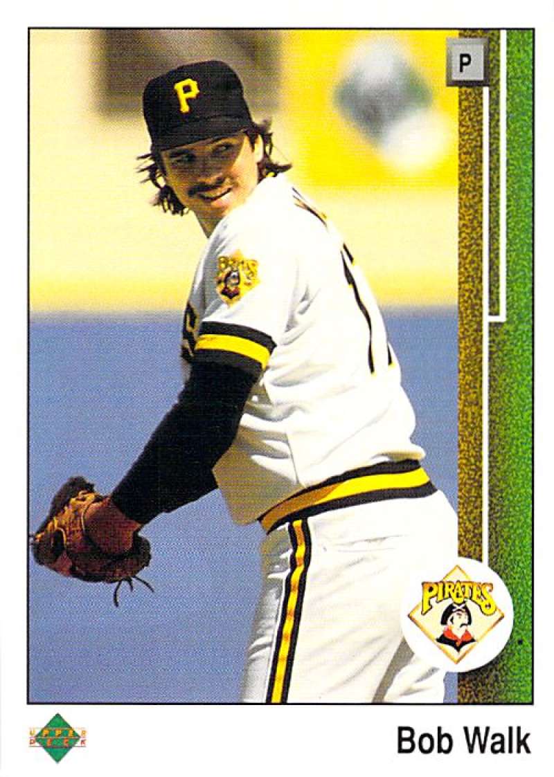 1989 Upper Deck #438 Bob Walk NM-MT Pittsburgh Pirates Pittsburgh Pirates Baseball 