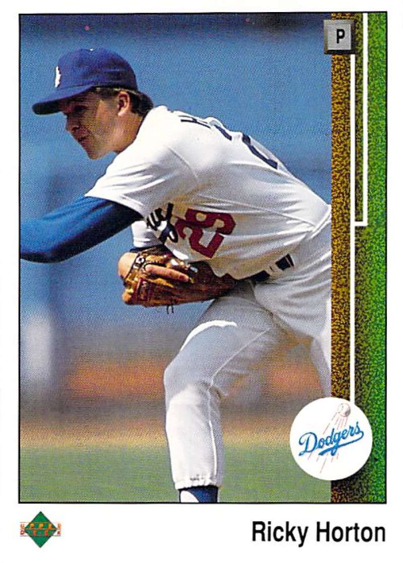 1989 Upper Deck #629 Ricky Horton NM-MT Los Angeles Dodgers Los Angeles Dodgers Baseball 