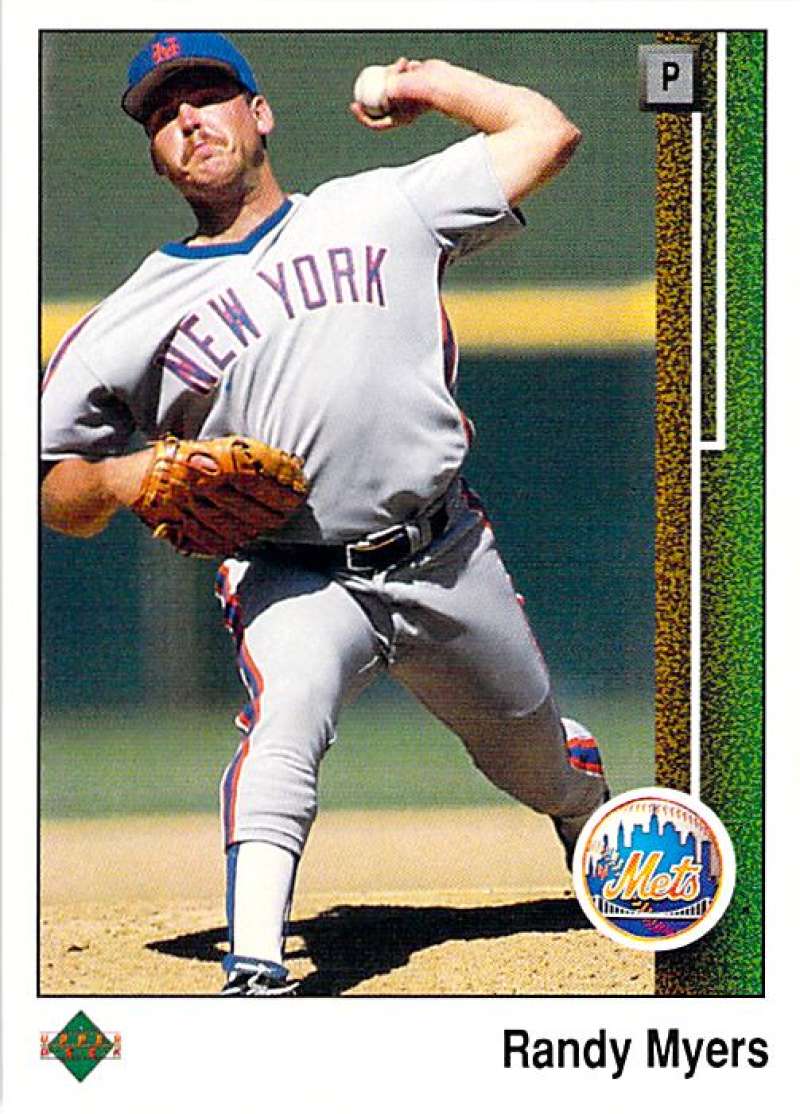 1989 Upper Deck #634 Randy Myers NM-MT New York Mets New York Mets Baseball 