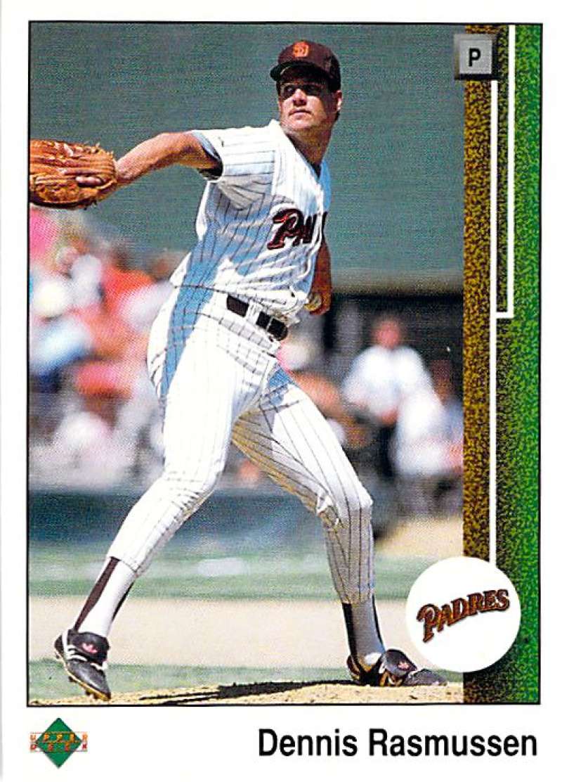 1989 Upper Deck #645 Dennis Rasmussen NM-MT San Diego Padres San Diego Padres Baseball 