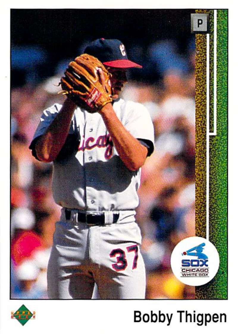 1989 Upper Deck #647 Bobby Thigpen NM-MT Chicago White Sox Chicago White Sox Baseball 