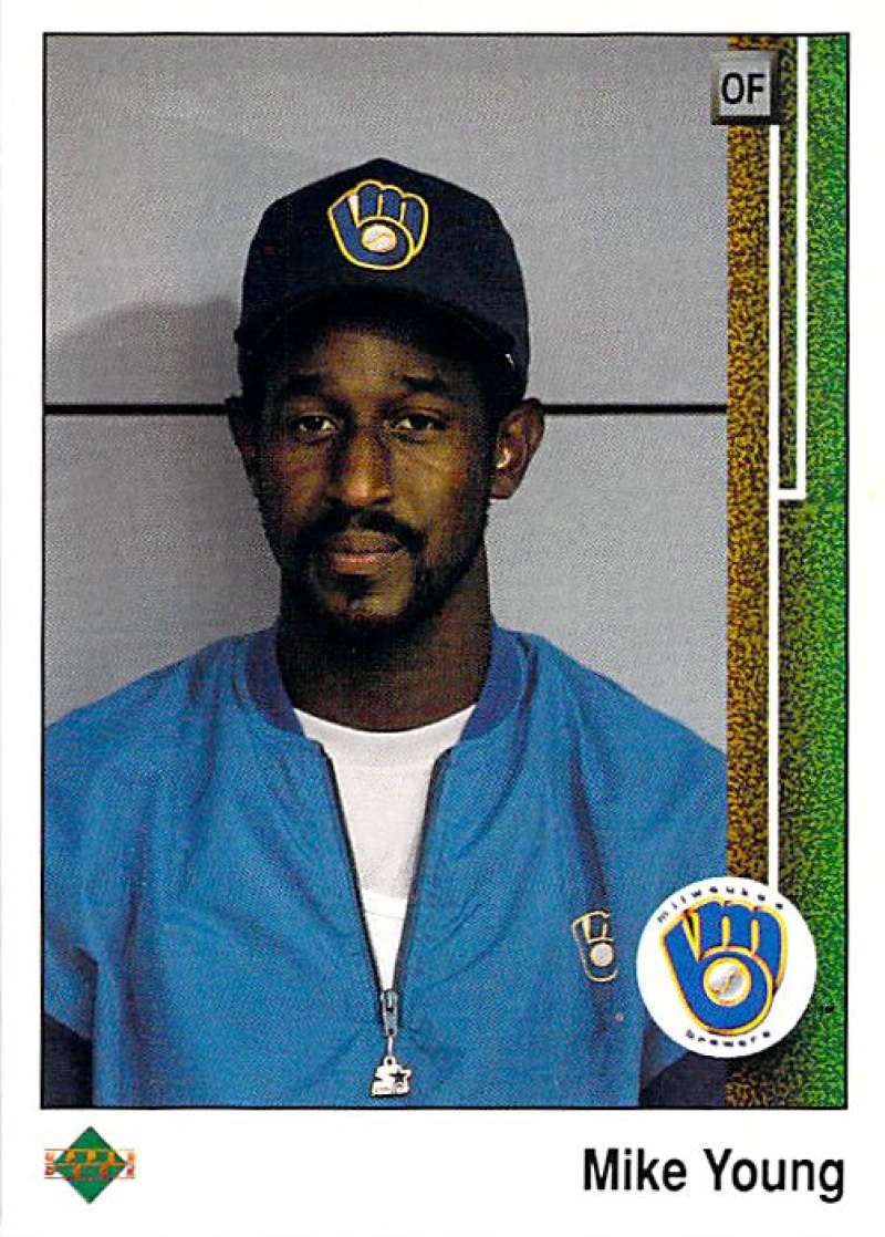 1989 Upper Deck #649 Mike Young NM-MT Milwaukee Brewers Milwaukee Brewers Baseball 