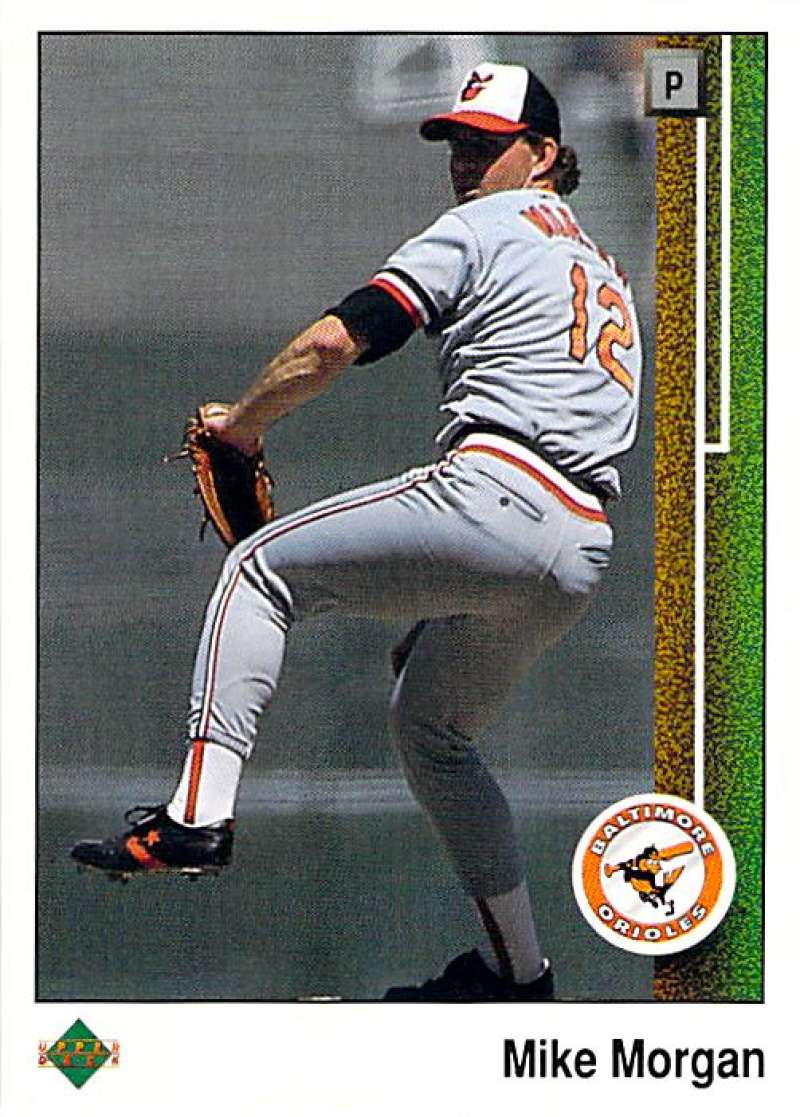 1989 Upper Deck #653 Mike Morgan NM-MT Baltimore Orioles Baltimore Orioles Baseball 