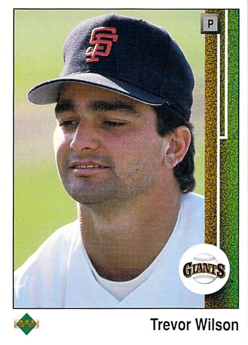 1989 Upper Deck #733 Trevor Wilson NM-MT RC Rookie San Francisco Giants San Francisco Giants Baseball 
