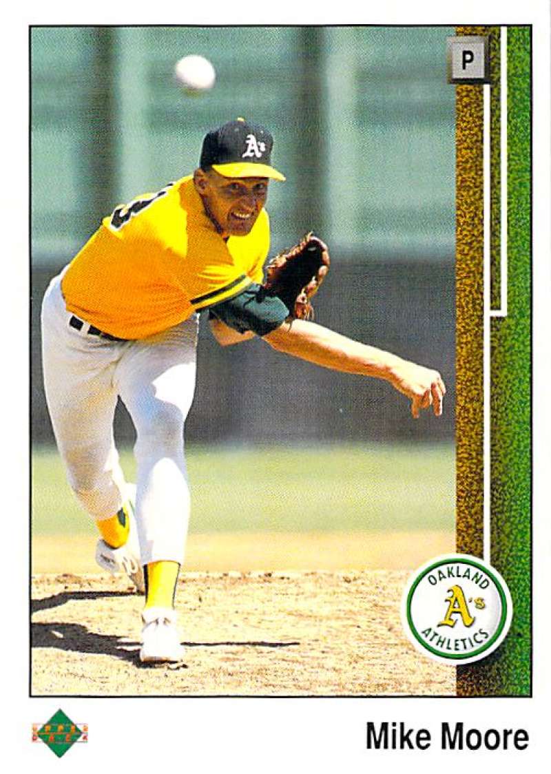 1989 Upper Deck #758 Mike Moore NM-MT Oakland Athletics Oakland Athletics Baseball 