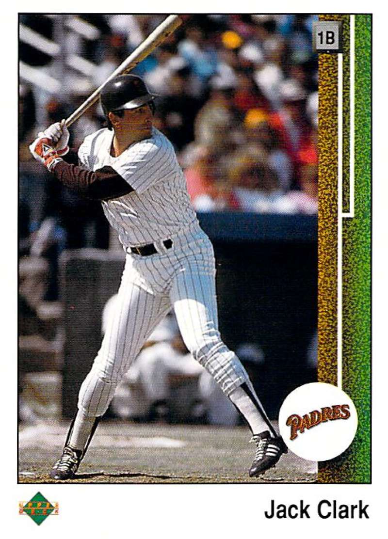 1989 Upper Deck #773 Jack Clark NM-MT San Diego Padres San Diego Padres Baseball 