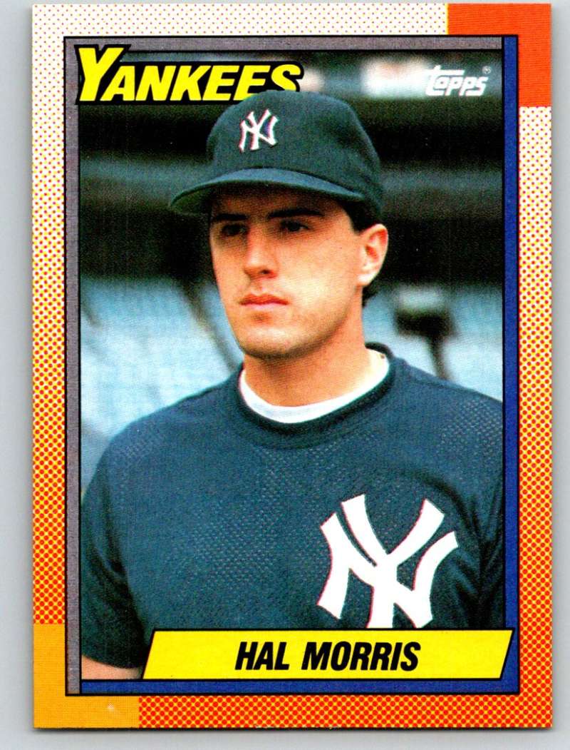 1990 Topps Baseball #236 Hal Morris New York Yankees  (stock photos used) Near Mint or better condition