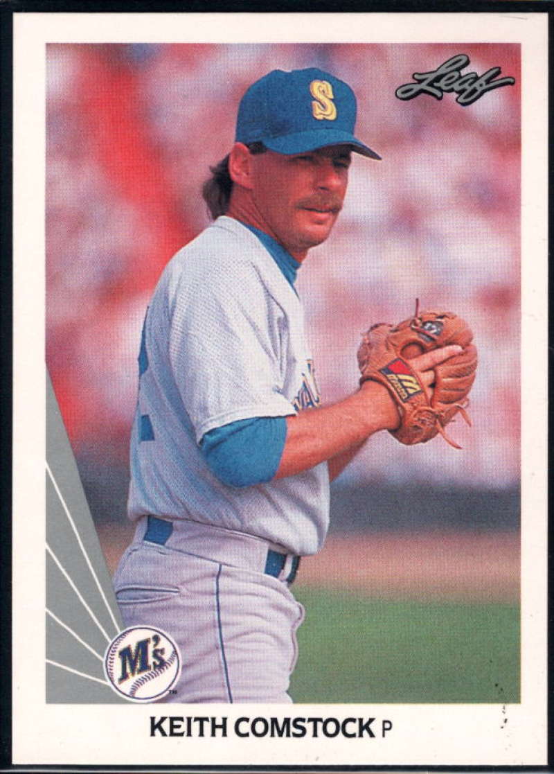 1990 Leaf #522 Keith Comstock Seattle Mariners 