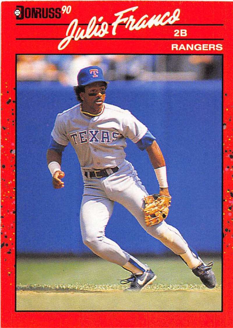 1990 Donruss #142 Julio Franco NM-MT Rangers