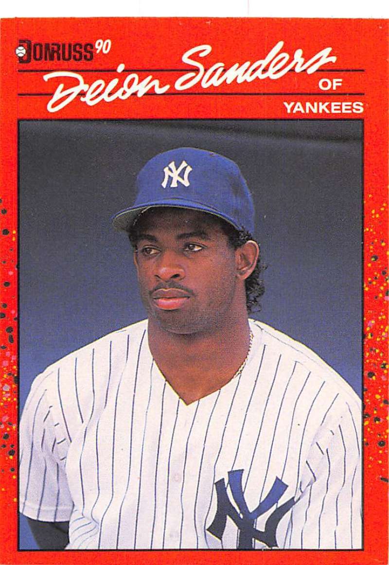 1990 Donruss #427 Deion Sanders NM-MT Yankees