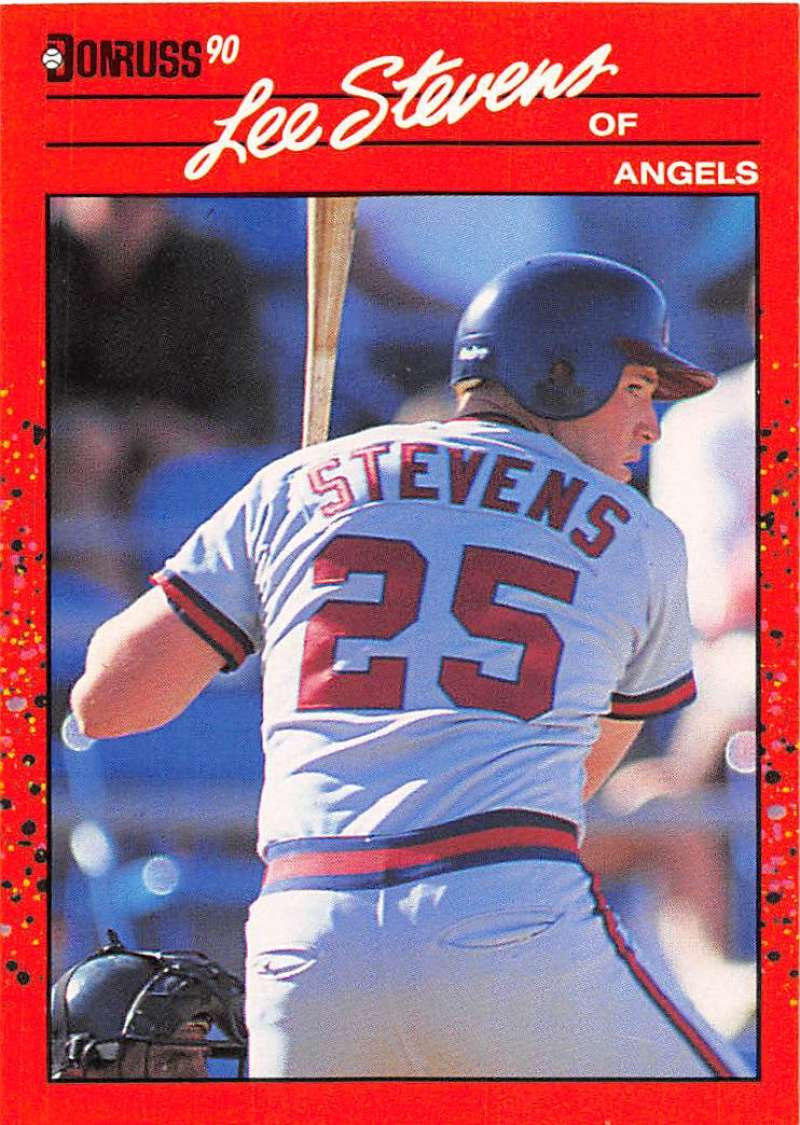 1990 Donruss #449 Lee Stevens NM-MT RC Rookie Angels
