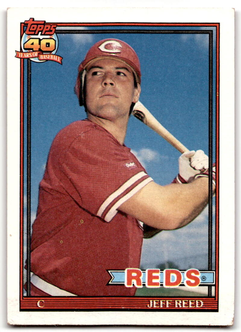 1991 Topps #419 Jeff Reed NM-MT Cincinnati Reds 