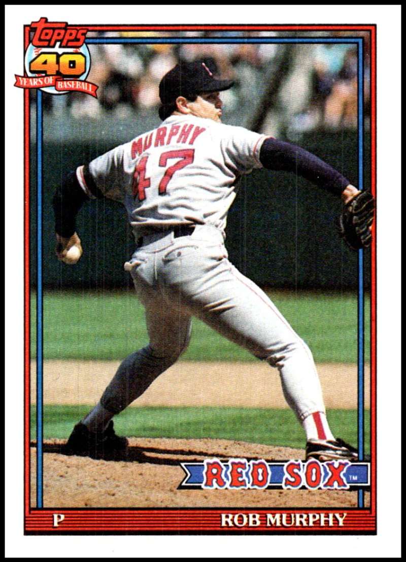 1991 Topps #542 Rob Murphy NM-MT Boston Red Sox 