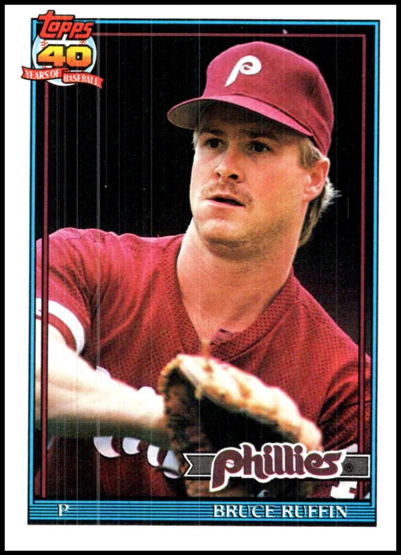 1991 Topps #637 Bruce Ruffin NM-MT Philadelphia Phillies 