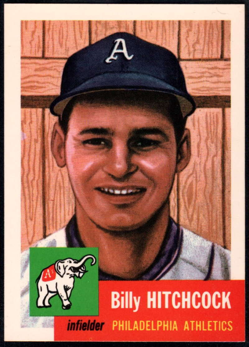 1991 Topps Archives 1953 Baseball #17 Billy Hitchcock Philadelphia Athletics  Official MLB Trading Card (Reprint of '53 Set)