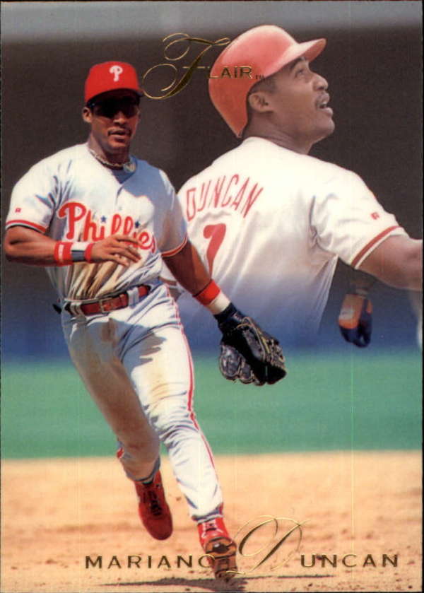 1993 Flair #98 Mariano Duncan NM-MT Philadelphia Phillies Baseball 