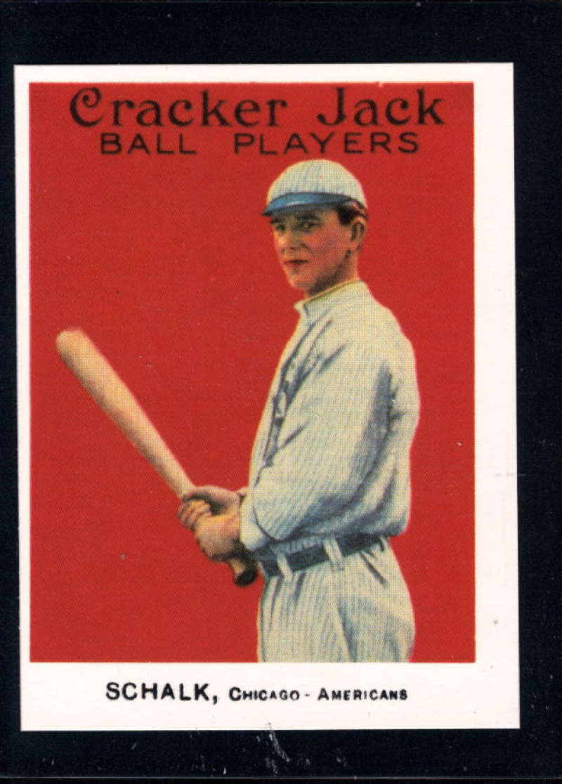 1915 Cracker Jack MLB Baseball Card (Reprint 1993) #61 Ray Schalk Chicago White Sox  2.25 by 3 Inch Trading Card