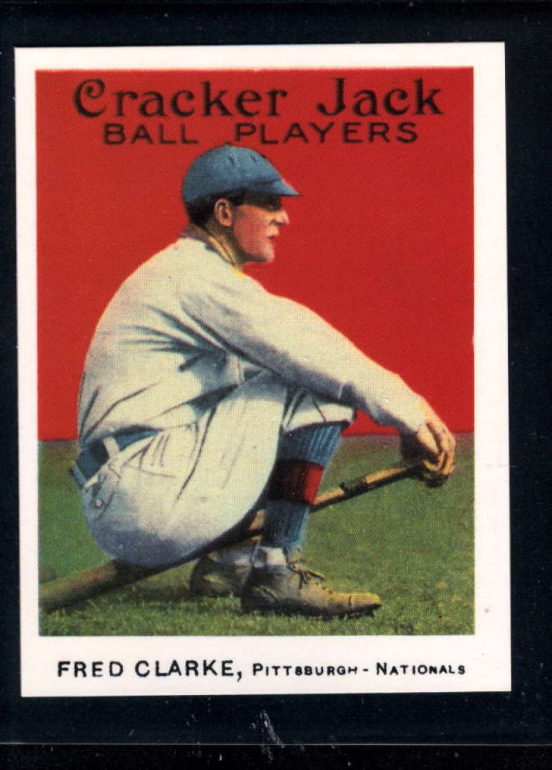 1915 Cracker Jack MLB Baseball Card (Reprint 1993) #70 Fred Clarke Pittsburgh Pirates MG  2.25 by 3 Inch Trading Card