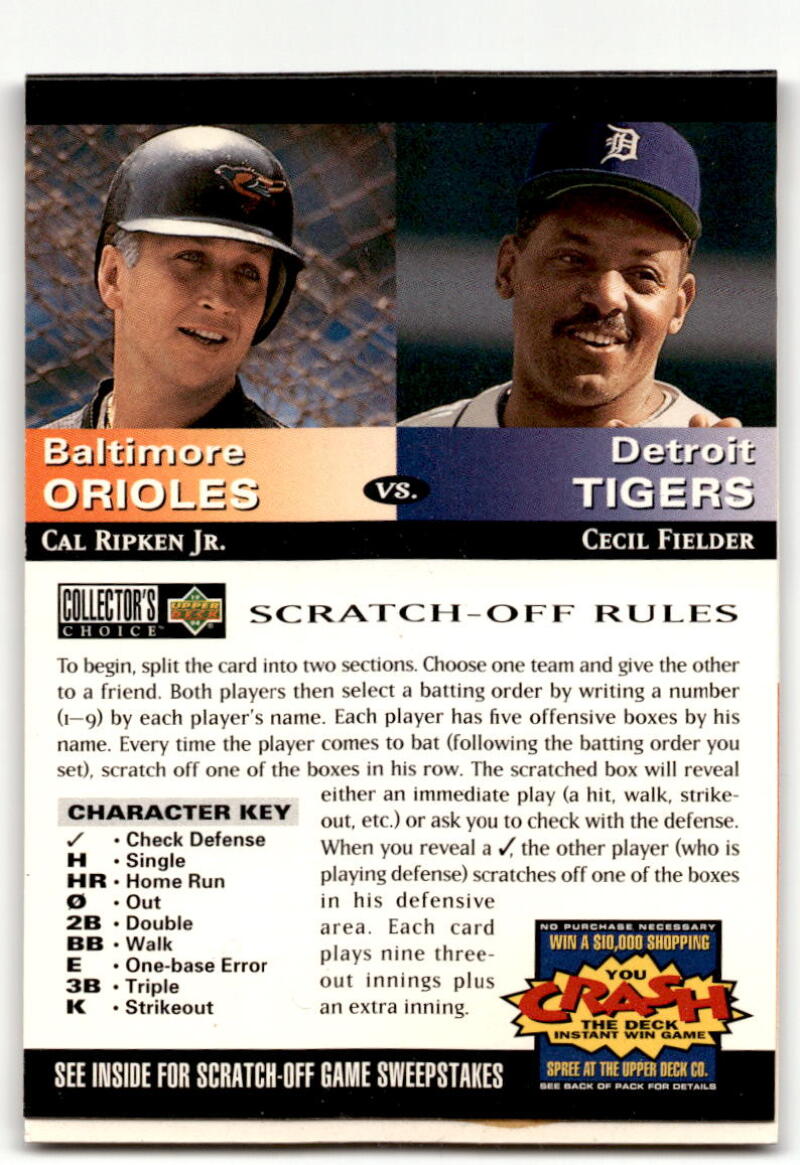 1994 Collector's Choice  Team vs. Team