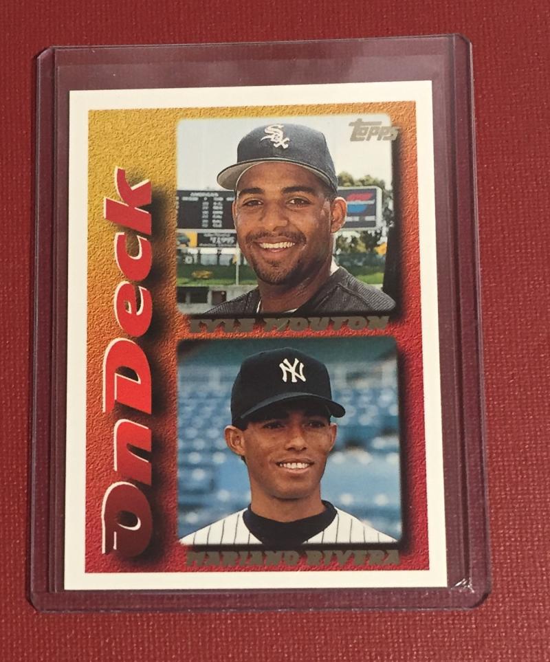 1995 Topps Traded and Rookies #130T Lyle Mouton/Mariano Rivera NM Near Mint RC Rookie