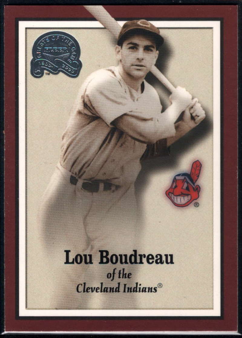 2000 Fleer Greats of the Game Lou Boudreau #92 NM Near Mint Indians